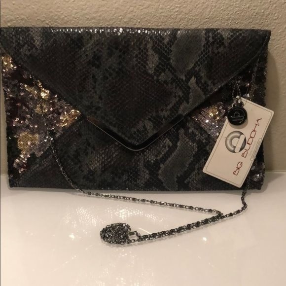Big Buddha BNWT Envelope Style Clutch - Picture 1 of 2
